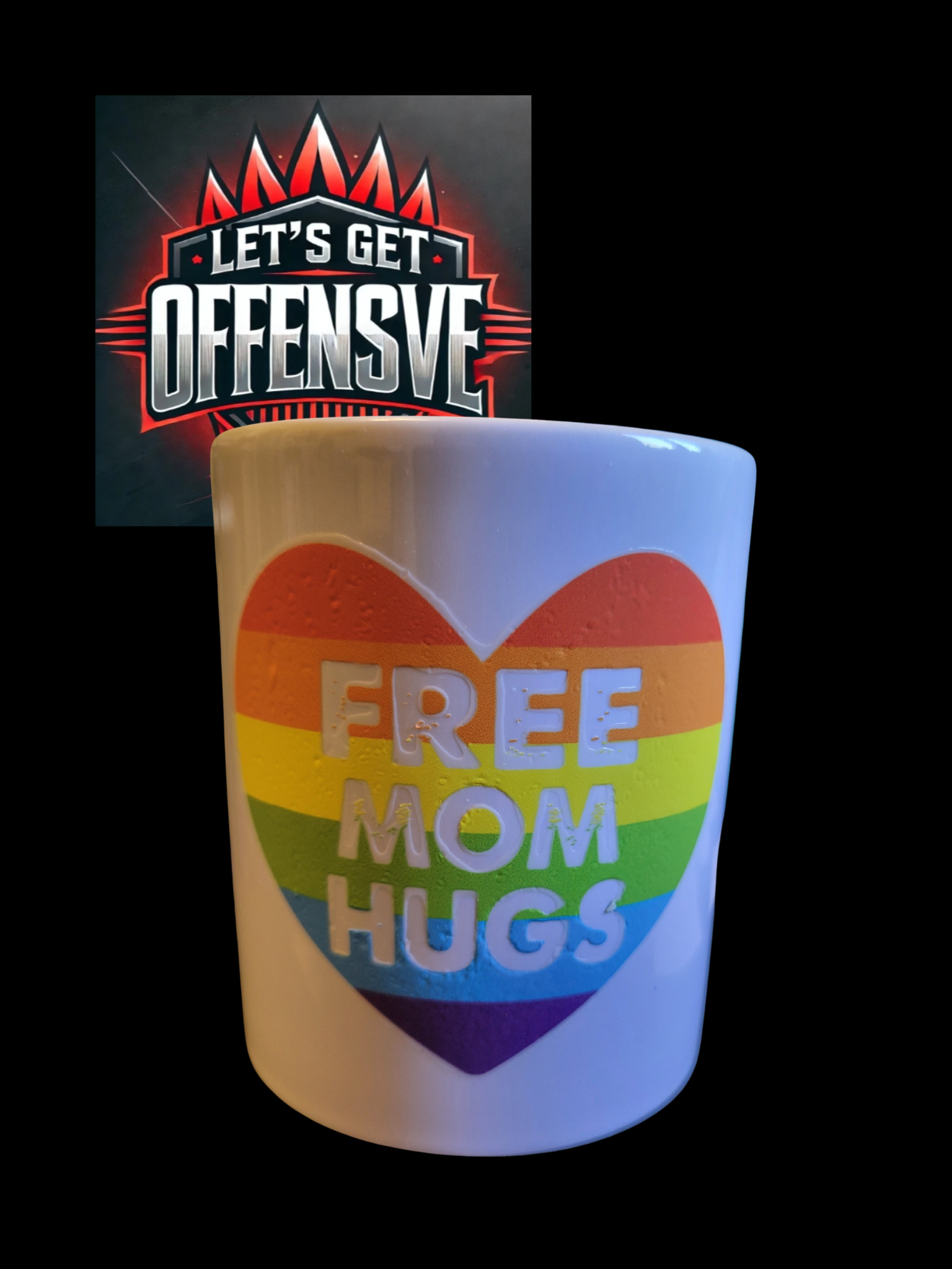 Free Mom Hugs Mug (12 oz)