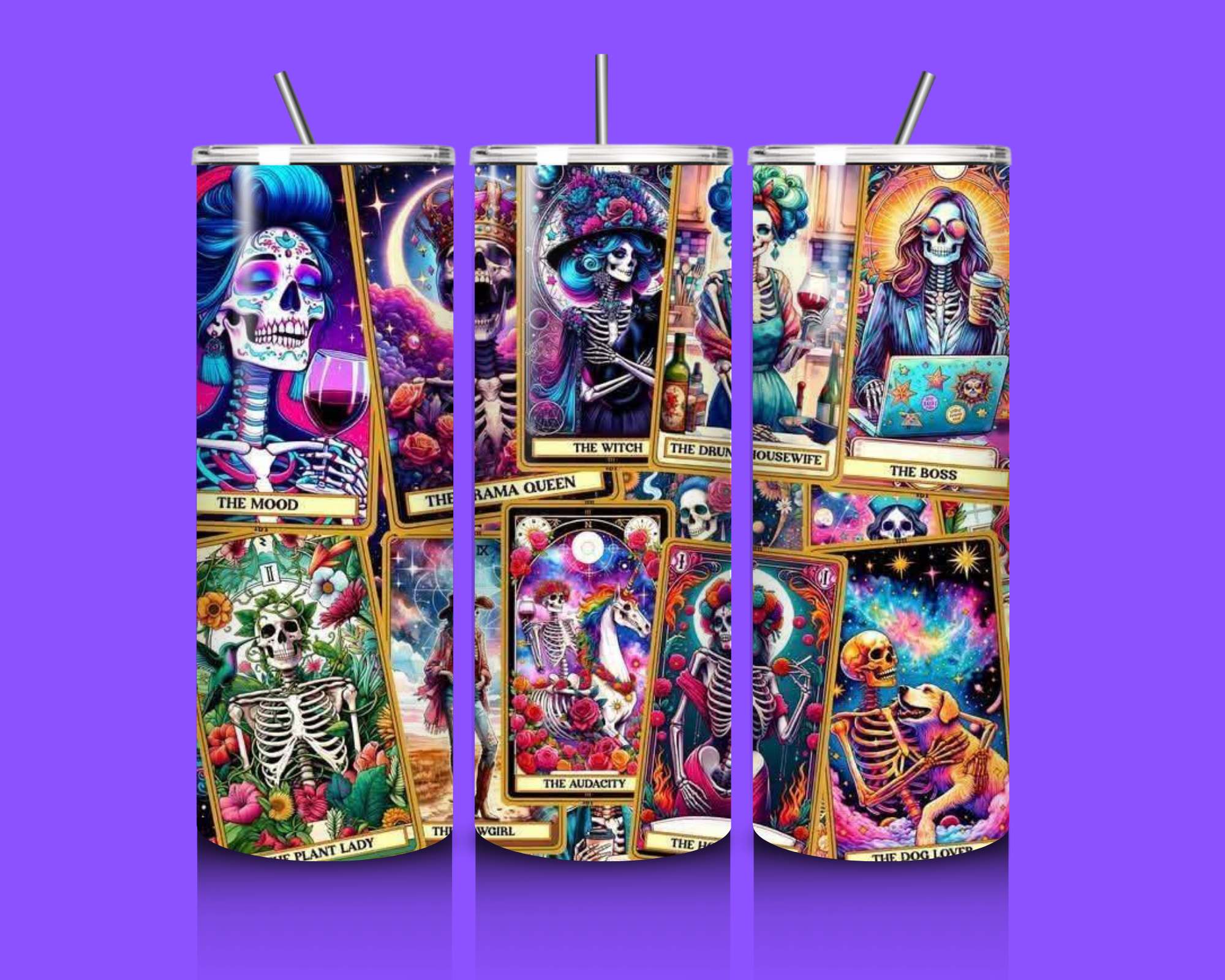 Tarot card 20 oz Custom Tumbler