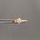 Miniatura: ANILLO SOLITARIO CAJA EN FLOR TALLA 7 ORO ROSA 18K 2,2 GR