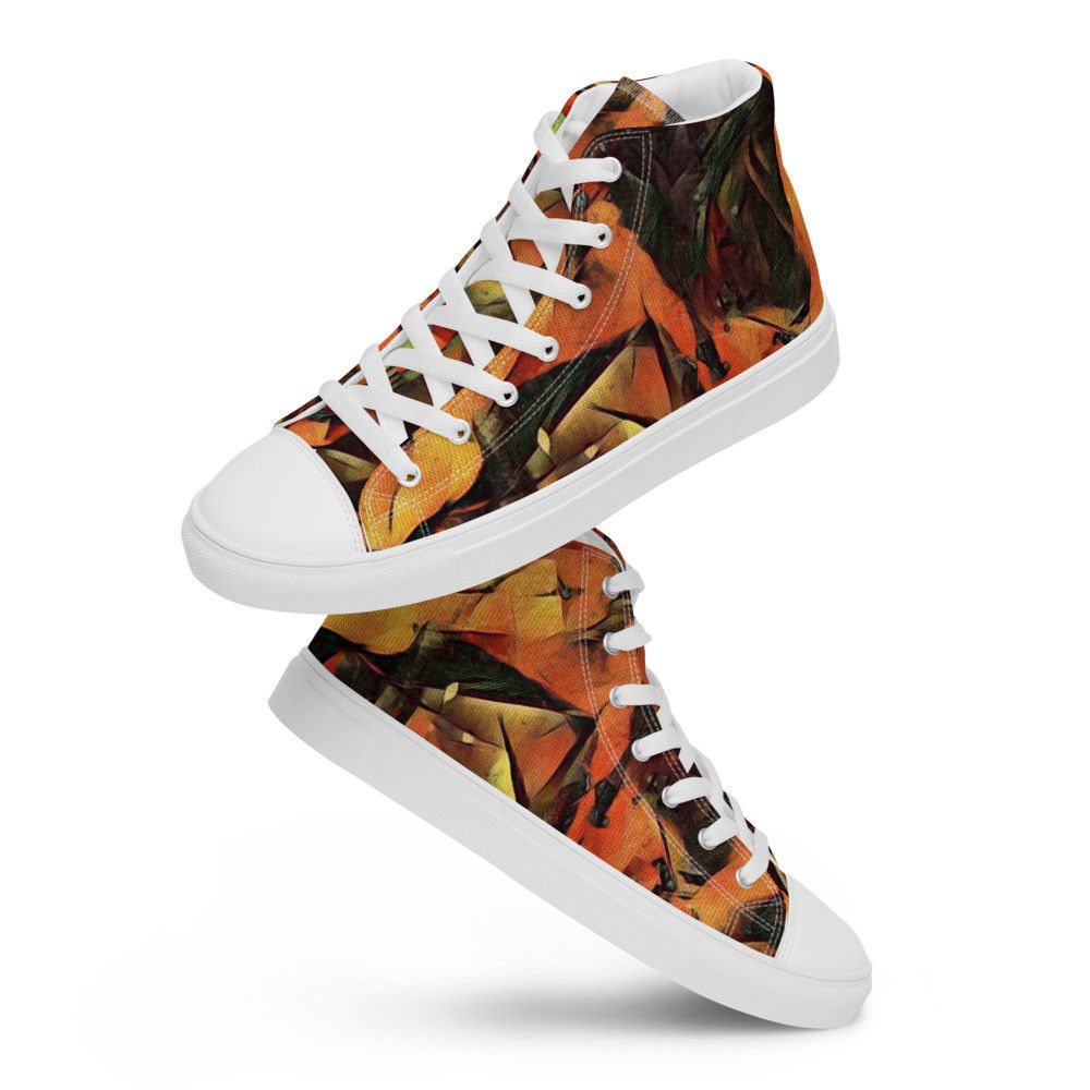 SOTTOSOPRA Handmade Men’s High Top Canvas Shoes by Gianneli