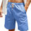 Thumbnail: COOFANDY Men's Linen Shorts Casual Elastic Waist Drawstring Summer Beach Shorts