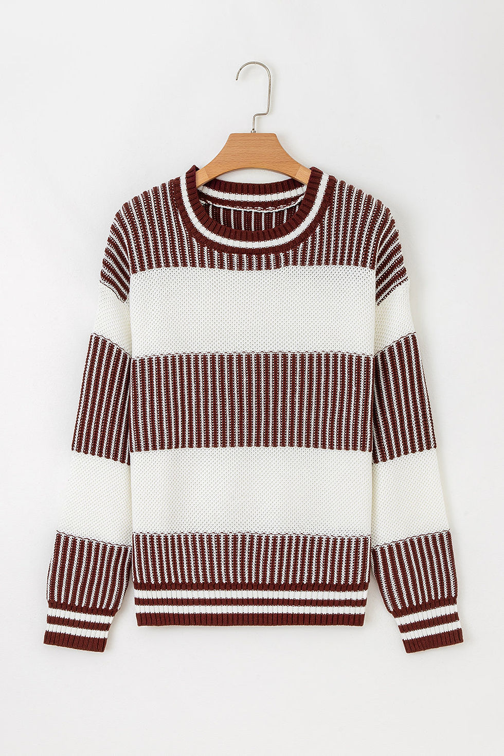 Thumbnail: Haley Drop Shoulder Loose Sweater