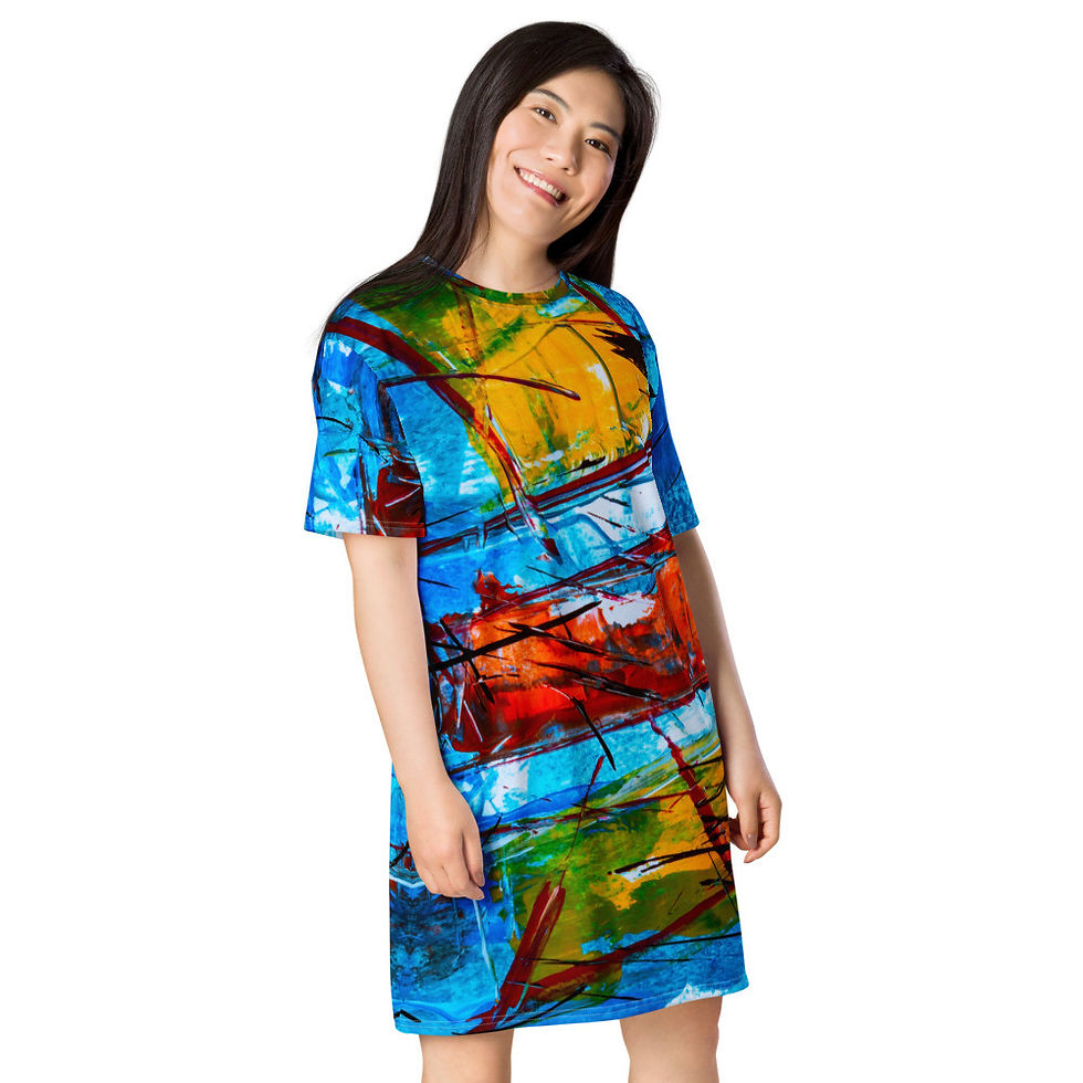 Thumbnail: Gianneli Colours T-shirt dress