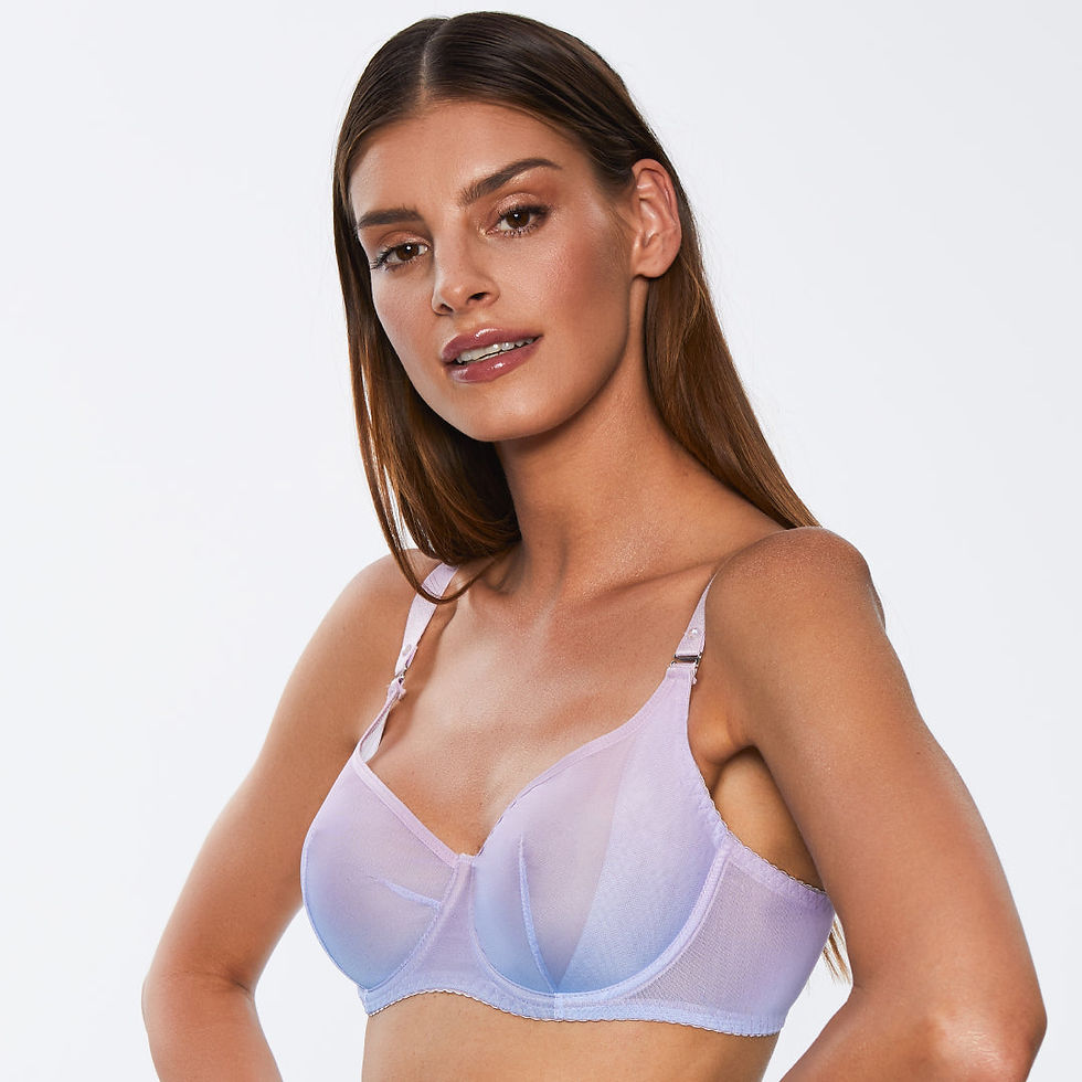 Thumbnail: Sheer Soft Balconette Bra Kinga Digital