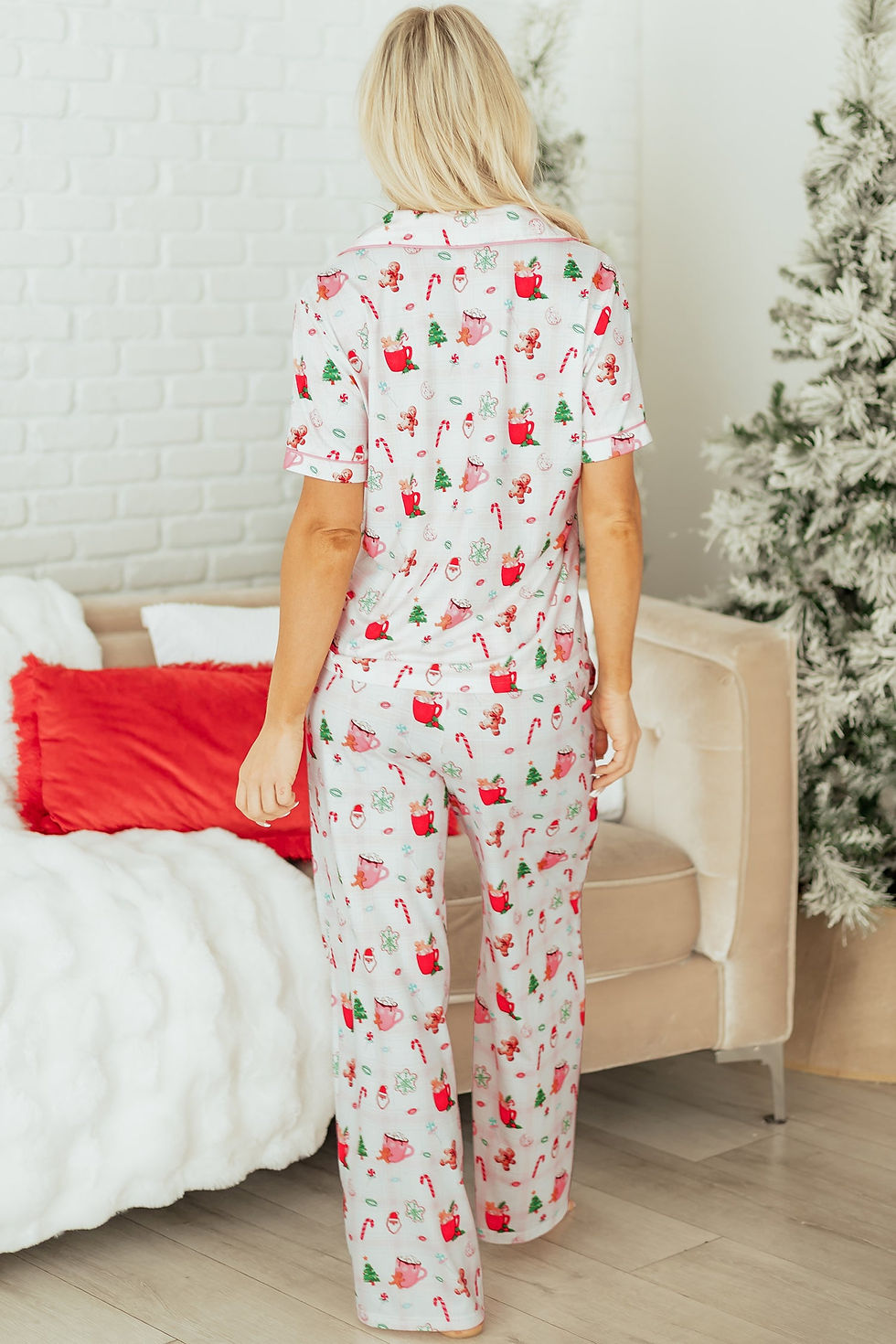 Thumbnail: Destiny Print Short Sleeve PJ Set