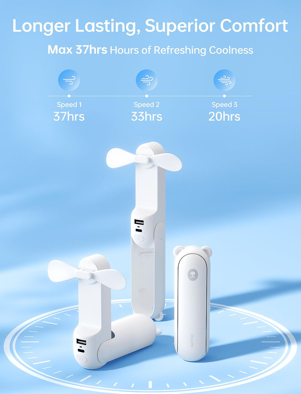 Thumbnail: Stay Cool Anywhere — Fan, Power Bank & Flashlight