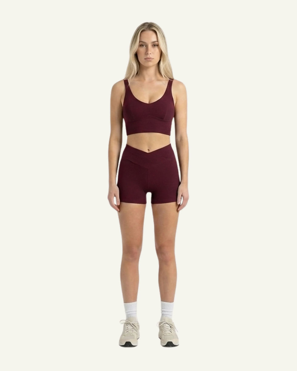 Thumbnail: Women's Seacell Sports Bra - Burgundy