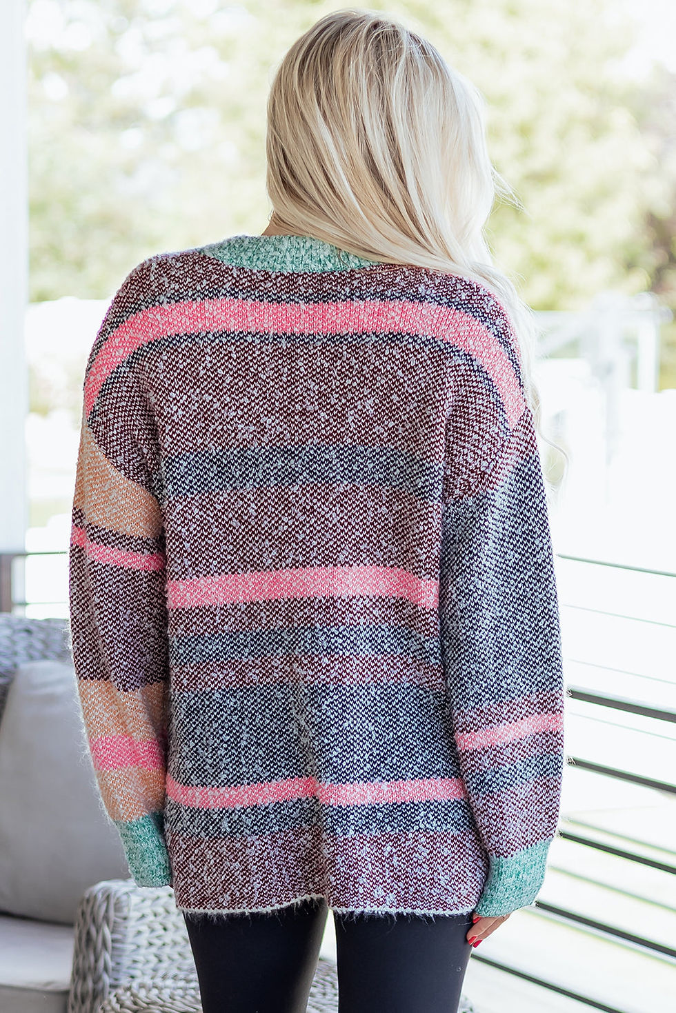 Thumbnail: Elsa Slit Open Front Cardigan