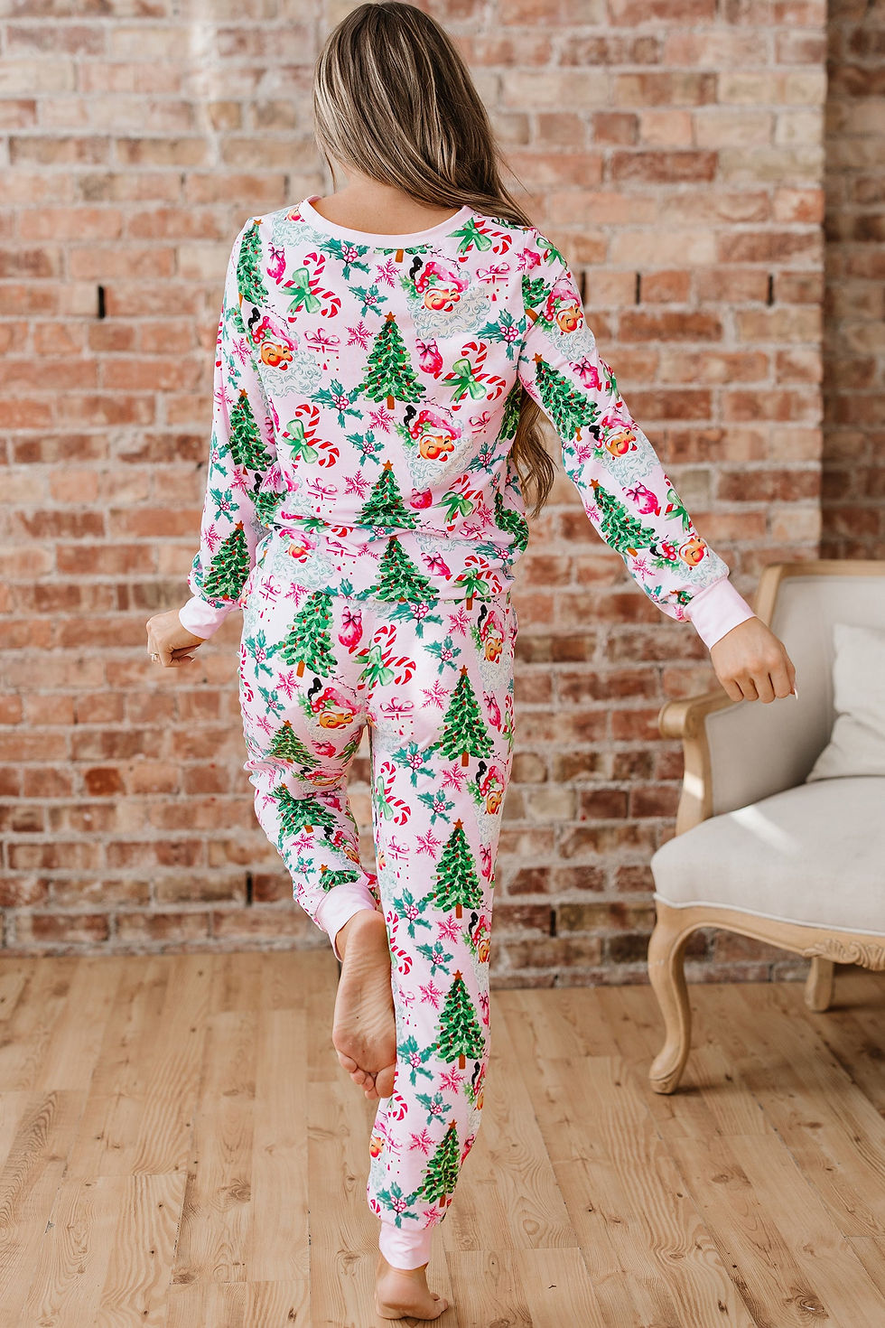 Thumbnail: Georgia Pattern Pullover Drawstring Pants