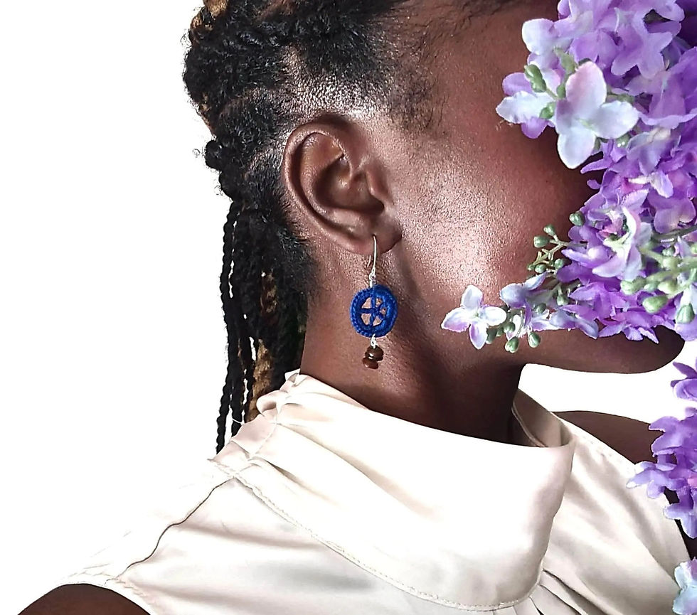 Thumbnail: Star In a Circle Earrings