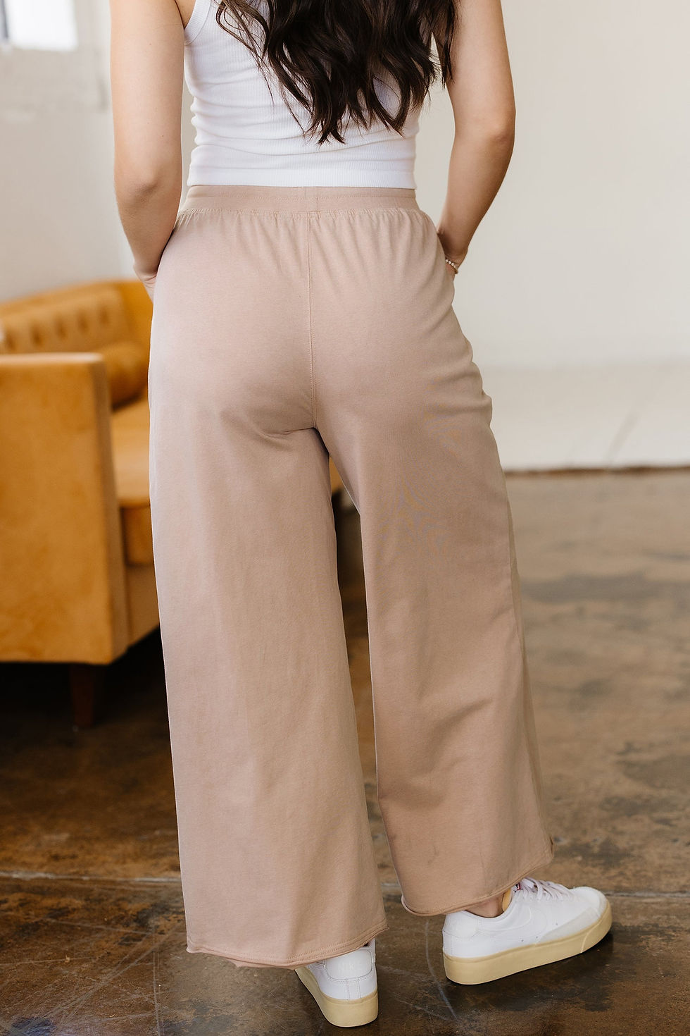 Thumbnail: Elena Trim Wide Leg Pants