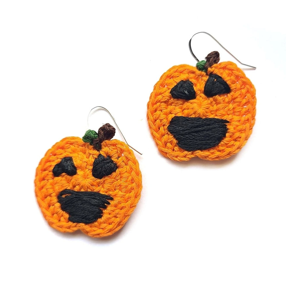 Thumbnail: Jack O Lantern Earrings