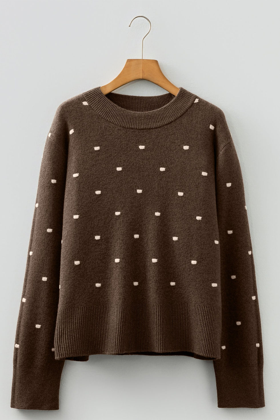 Thumbnail: Renata Ribbed Edge Knit Sweater