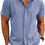 Thumbnail: COOFANDY Men's Casual Linen Short Sleeve Button Down Shirt