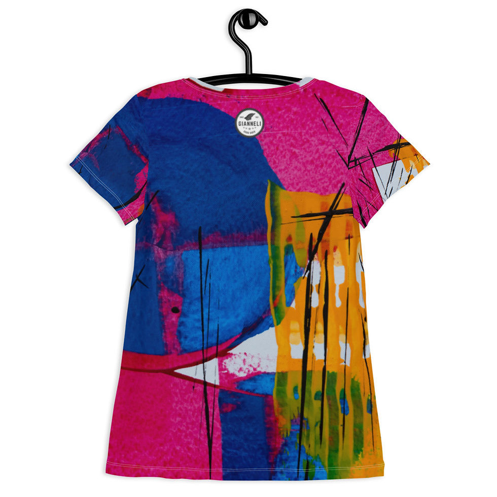 Thumbnail: ONLY LOVE Women's Athletic T-shirt by Gianneli