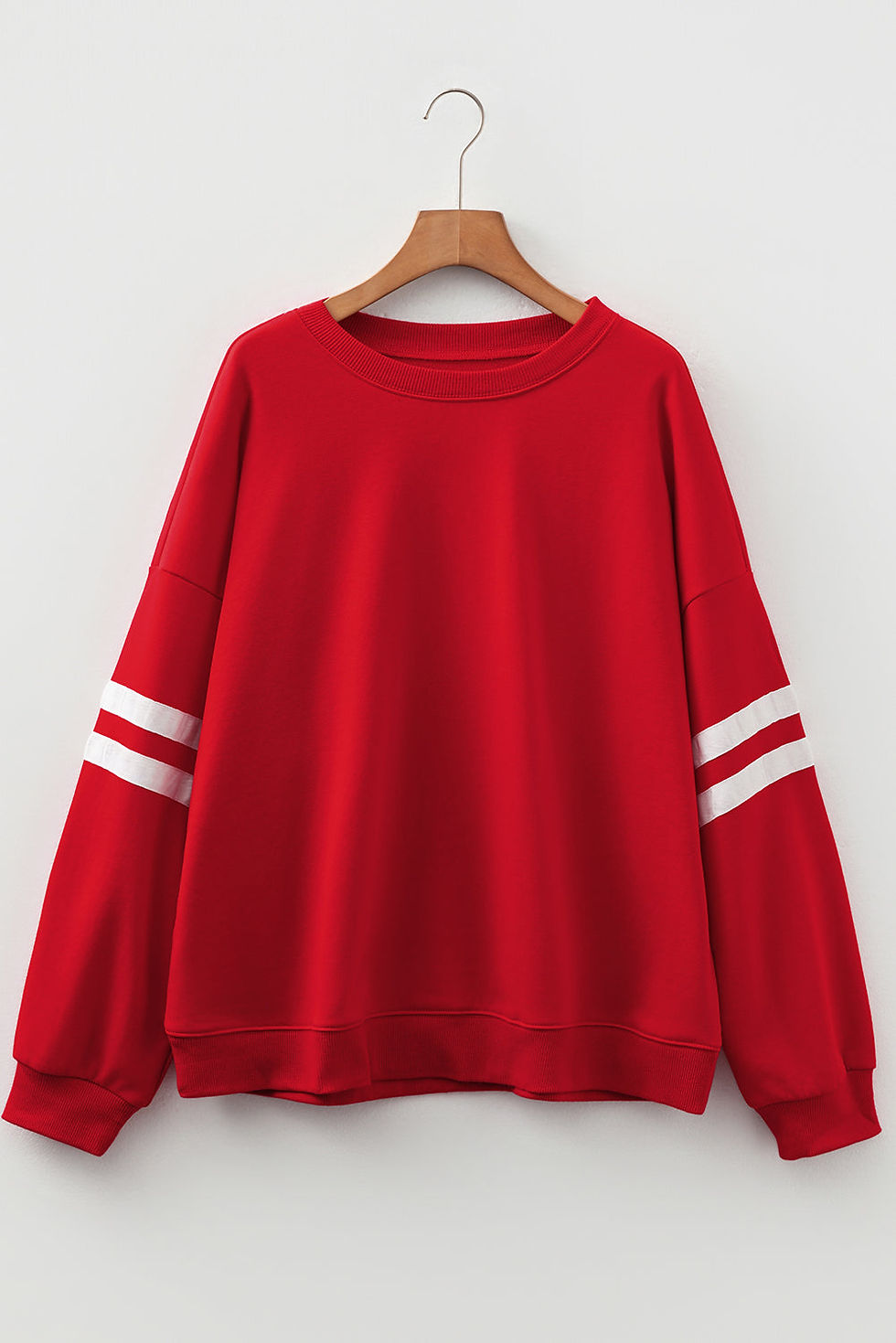 Thumbnail: Sophia Varsity Striped Detail Sweatshirt