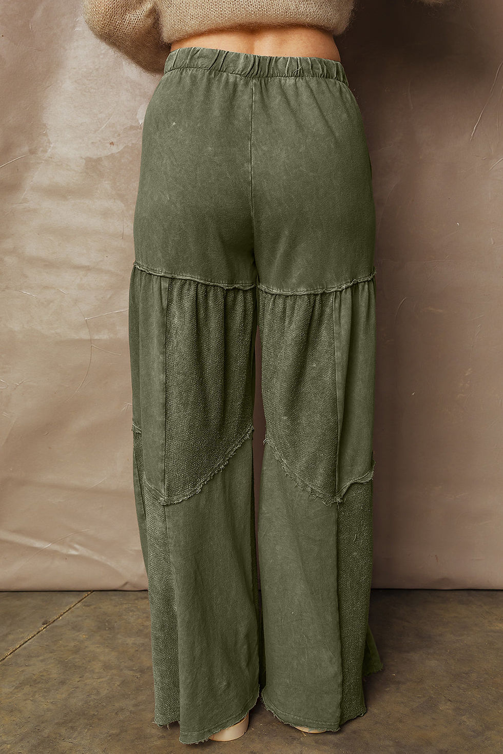 Thumbnail: Paisley Leg Patchwork Drawstring Pants