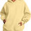 Thumbnail: Women's Oversized Fleece-Lined Hoodie - Cozy Drop Shoulder Pullover Sweatshirt