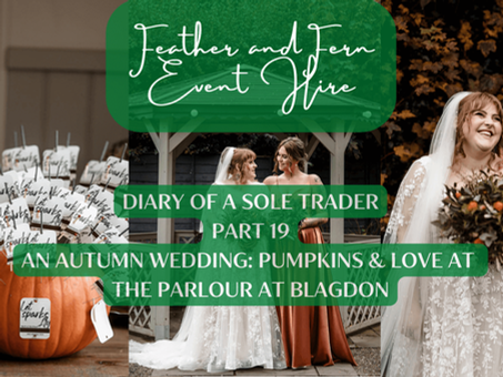 An Autumn Wedding: Pumpkins & Love at The Parlour at Blagdon