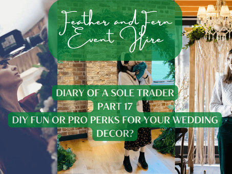 Celebrate in Style: DIY Fun or Pro Perks for Your Wedding Decor?