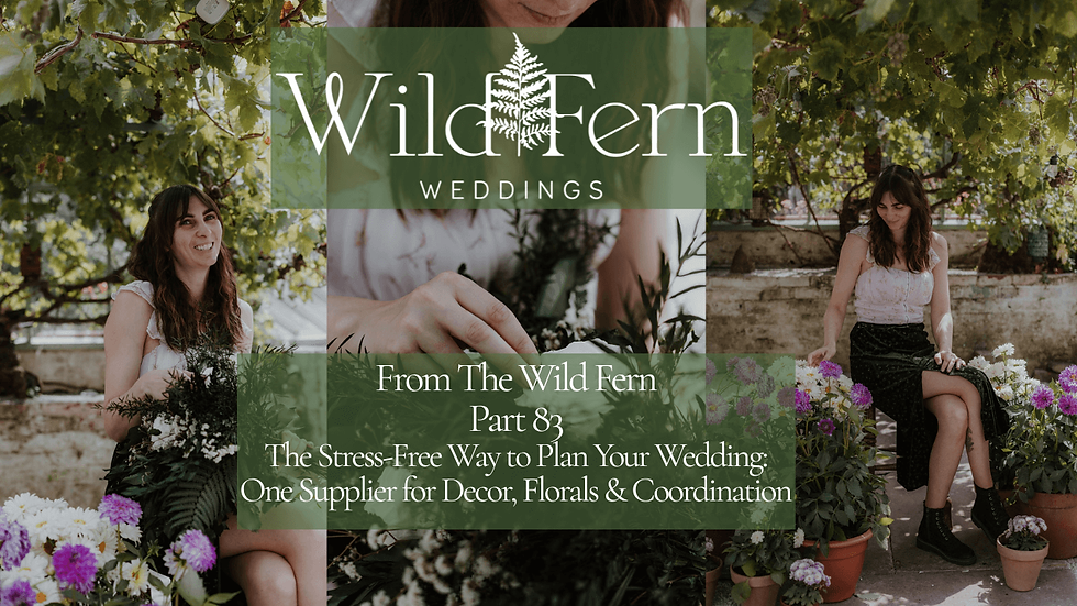 The Stress-Free Way to Plan Your Wedding: One Supplier for Decor, Florals & Coordination