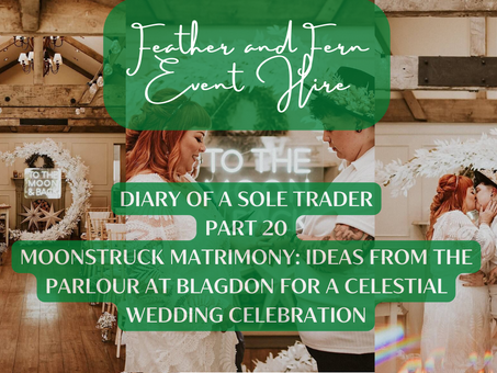 Moonstruck Matrimony: Ideas from The Parlour at Blagdon for a Celestial Wedding Celebration