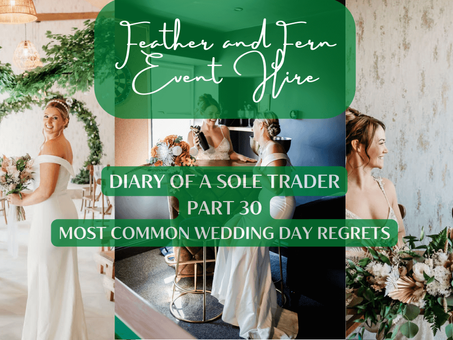 Most Common Wedding Day Regrets