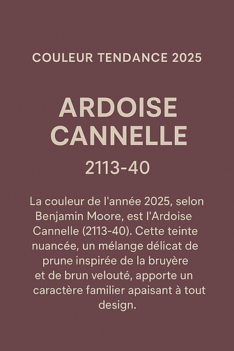 couleur tendance ardoise cannelle
