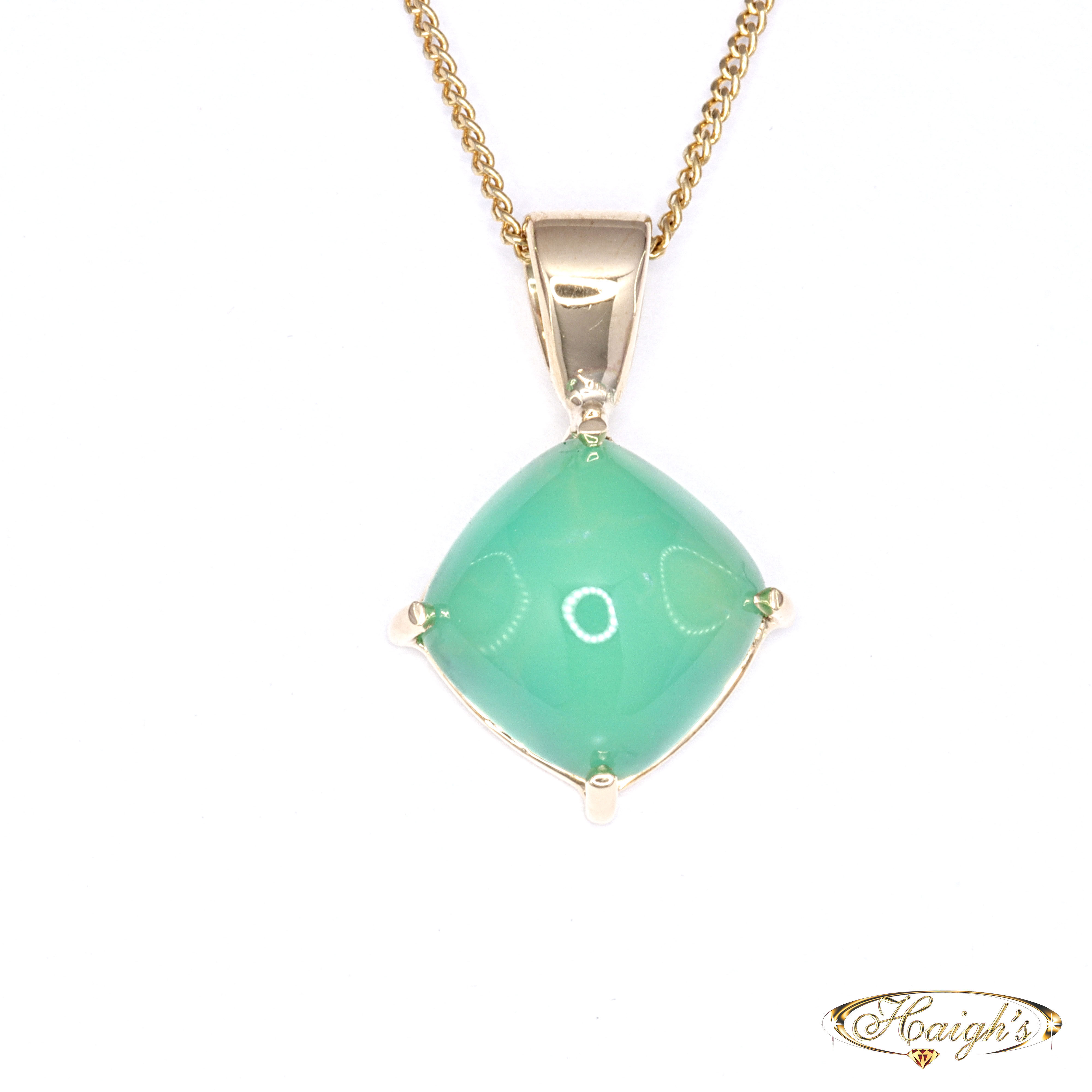 Chrysoprase Pendant