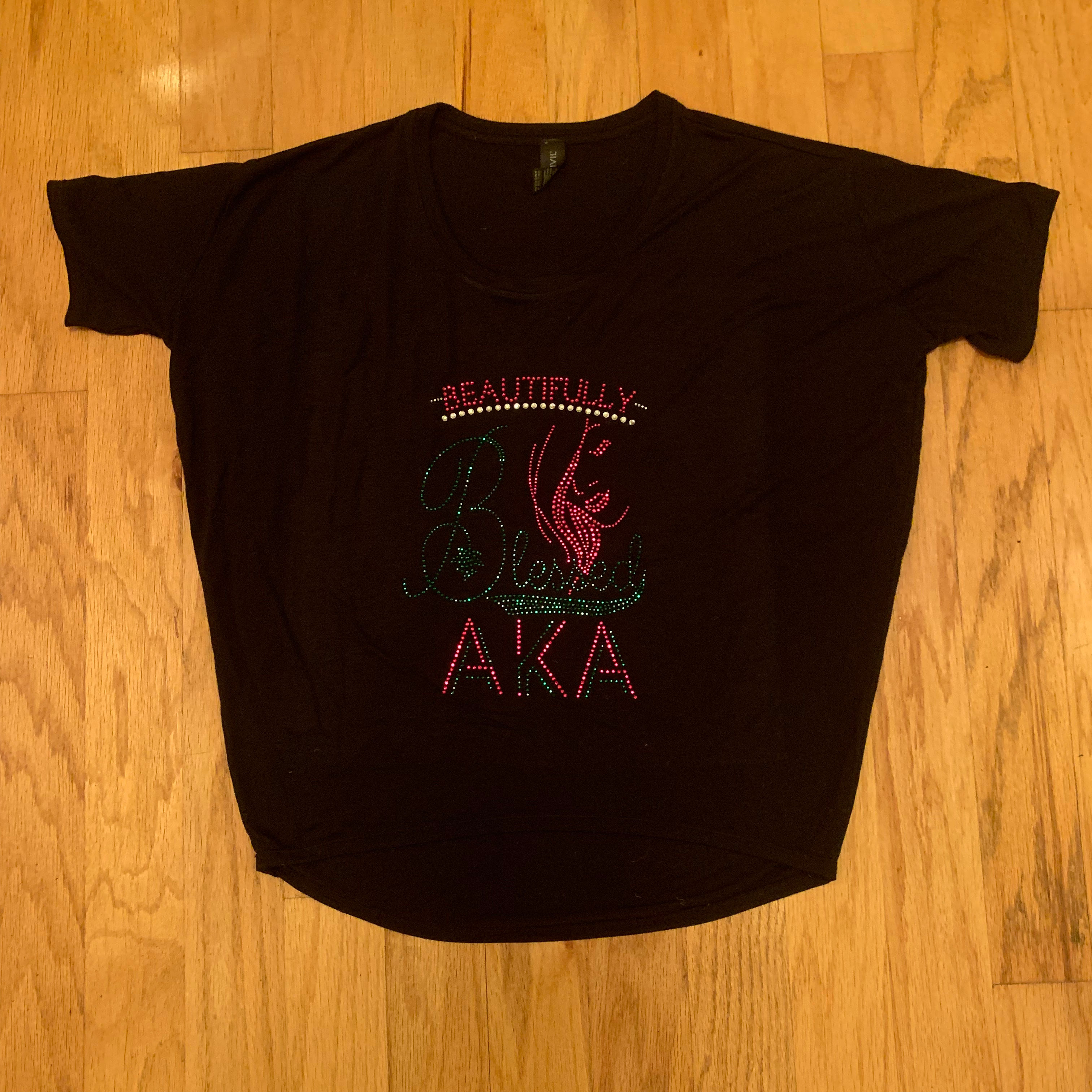 AKA® Freedom Rhinestone Shirt
