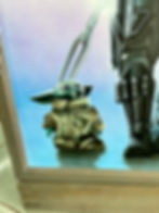 Airbrush Mandalorian on cabinet