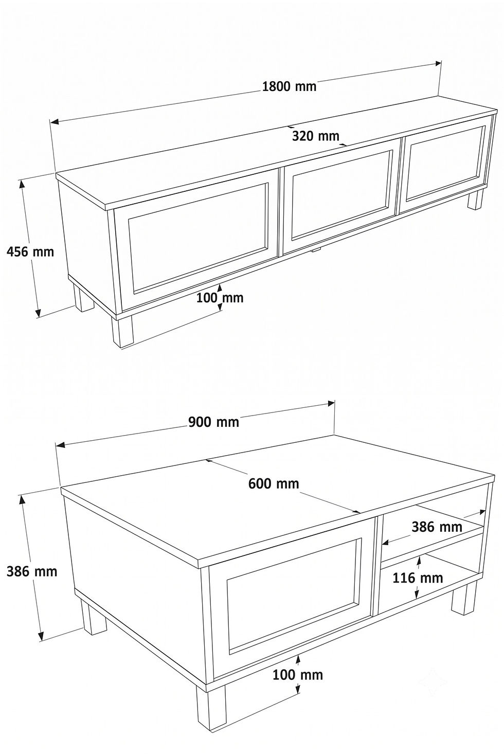 תמונה ממוזערת: Sealskin DN8-SJ – סט לסלון - עץ ספט-יוטה