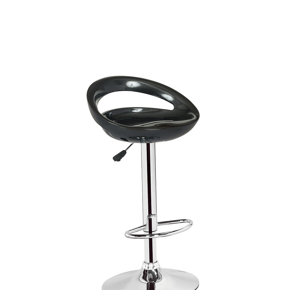 תמונה ממוזערת: ווגאס M0016  - כיסא בר שחור-ML-026