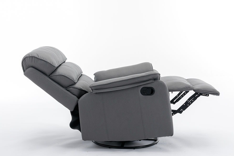 תמונה ממוזערת: Sor Grey - Swivel -  כורסת TV נדנדה מסתובבת