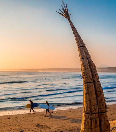 El turismo de surf en el Perú                                 genera 45 millones de dólares al año  