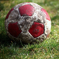 Ballon de football à l'ancienne