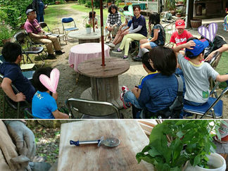 三次共生庵さんでピザと自然体験