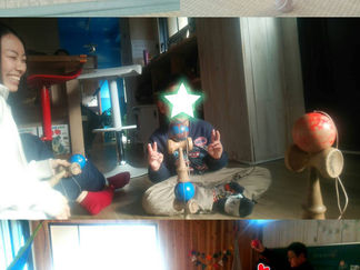 面白かったね!けん玉教室