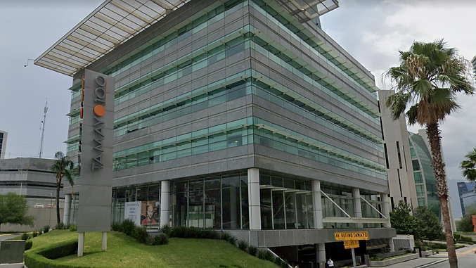 Corporativo Tamayo 100, vista exterior de las oficinas