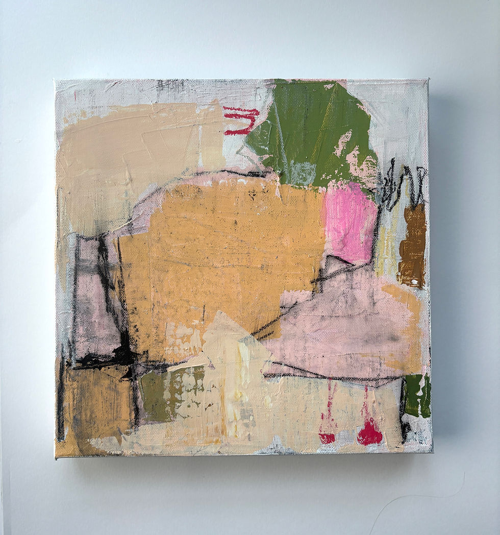 Thumbnail: Set of 3 - Original Abstract Artwork on Gallery Wrapped Frame