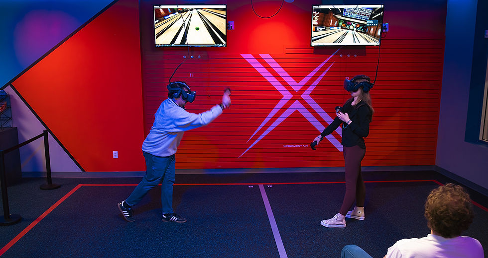 A Couple Playing Virtual Reality