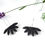 Thumbnail: Black Petal Earrings