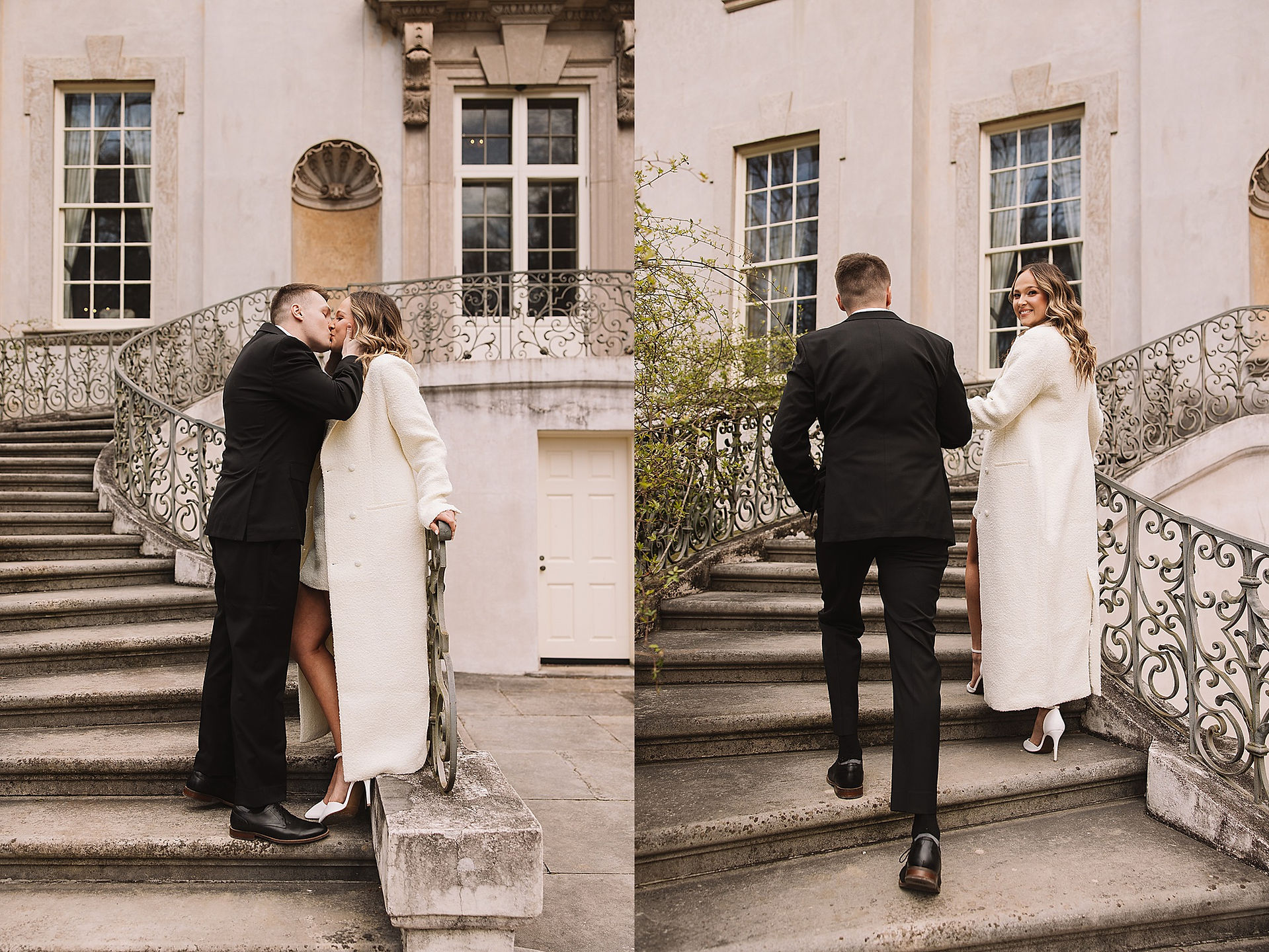 Swan House Atlanta, GA Winter Engagement Photos