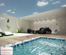 Área com Piscina e área Gourmet