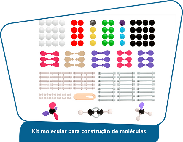 Modelo Molecular Orbital, Orgânica e Inorgânica com 178 Peças - SD-6300.png