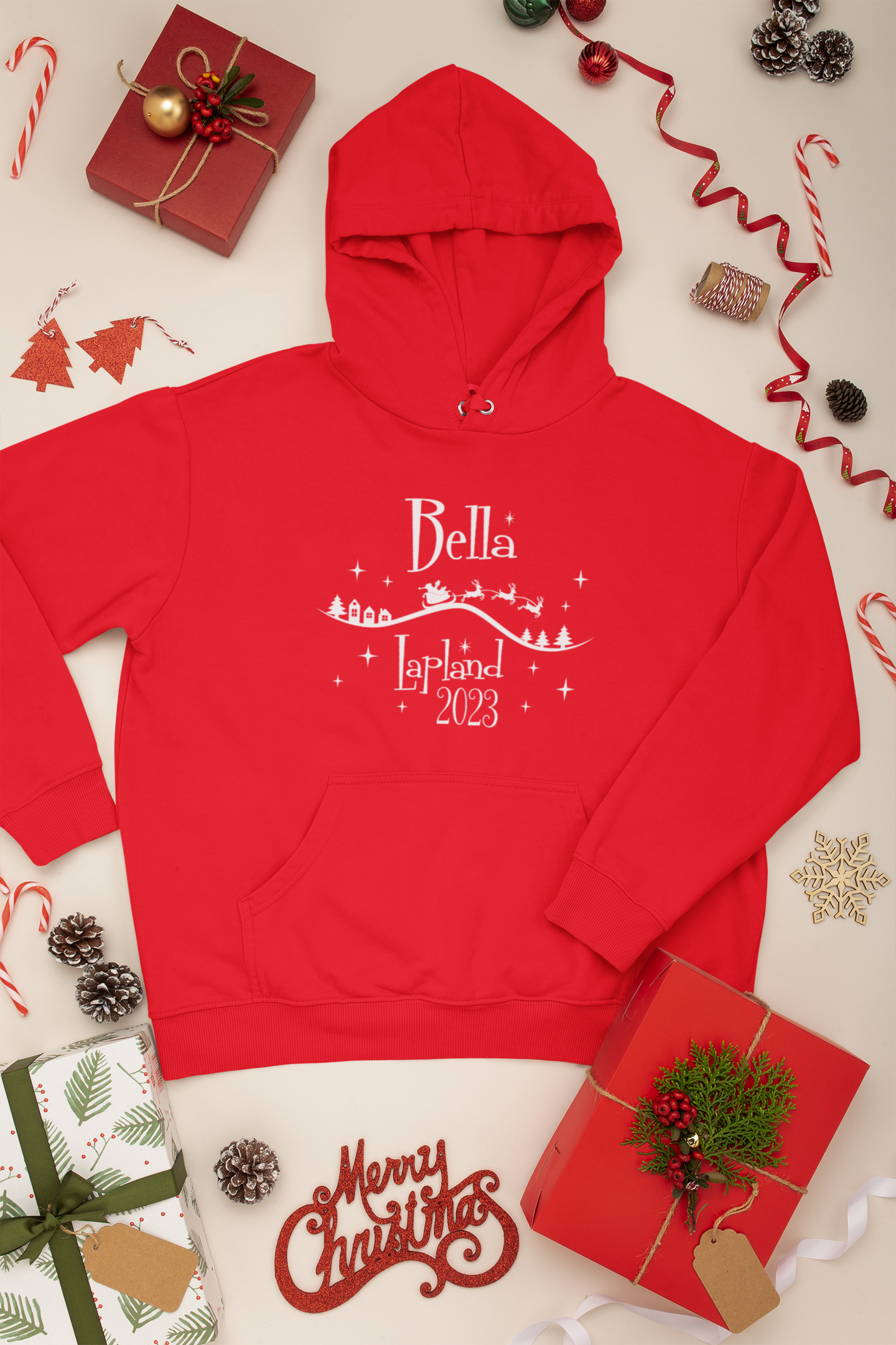 Personalised Kids Lapland Hoodie
