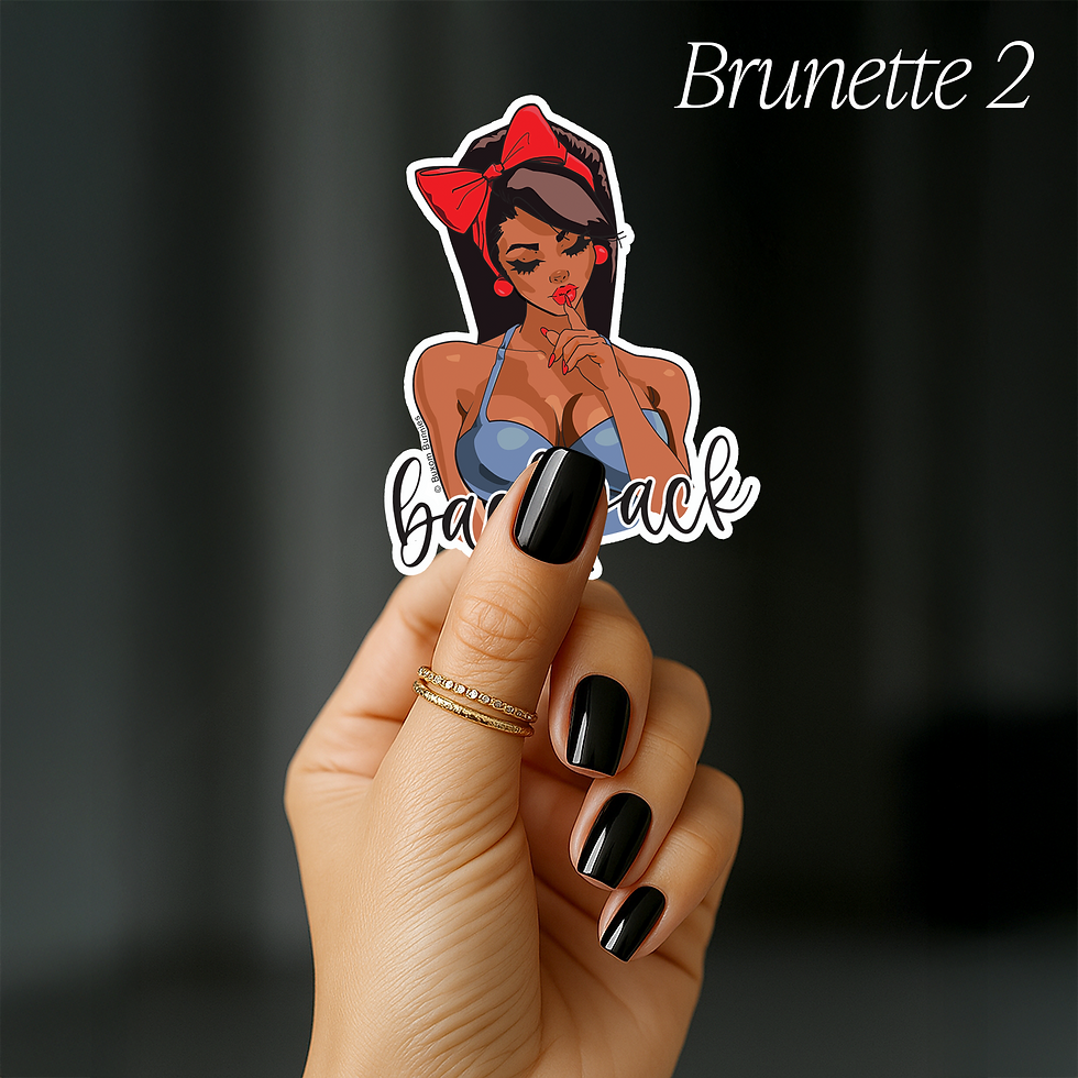 Thumbnail: Ginger Backpack Bow Sticker on hand