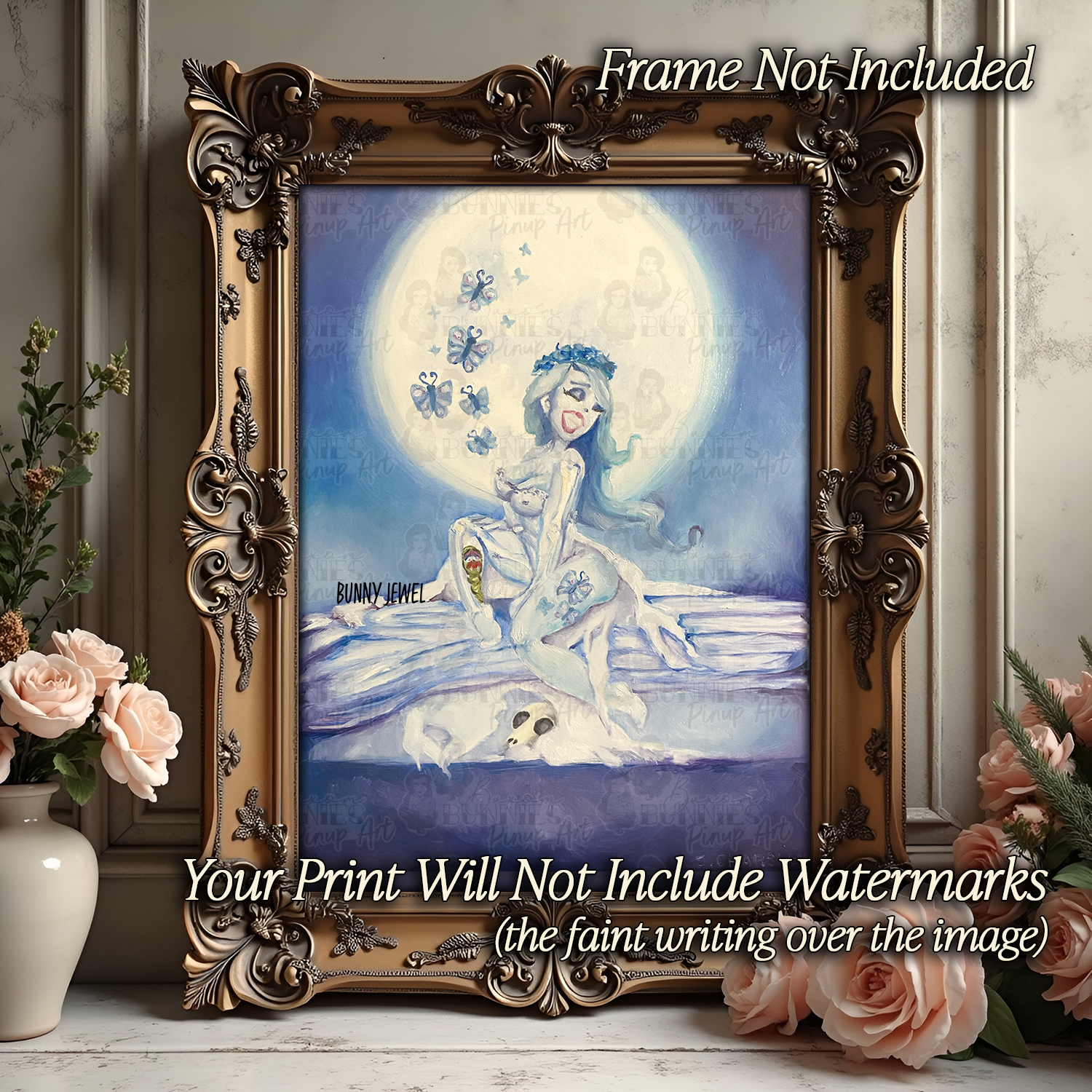 Dead Bride Print framed example