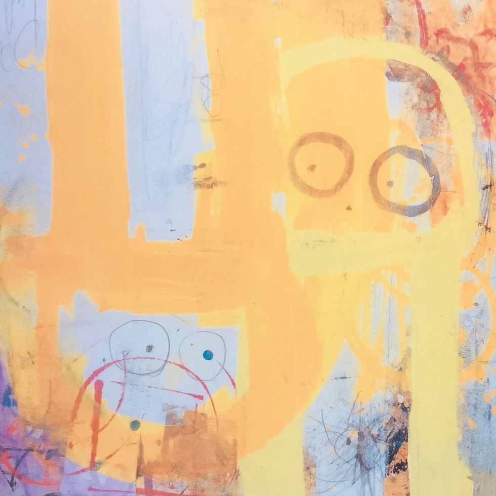 Eine erschöpfte Frau liegt nachts weinend wach, während ihr Mann in der Klinik nach einer schweren Operation genest