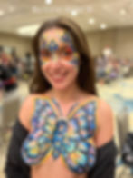 Butterfly Body Painting